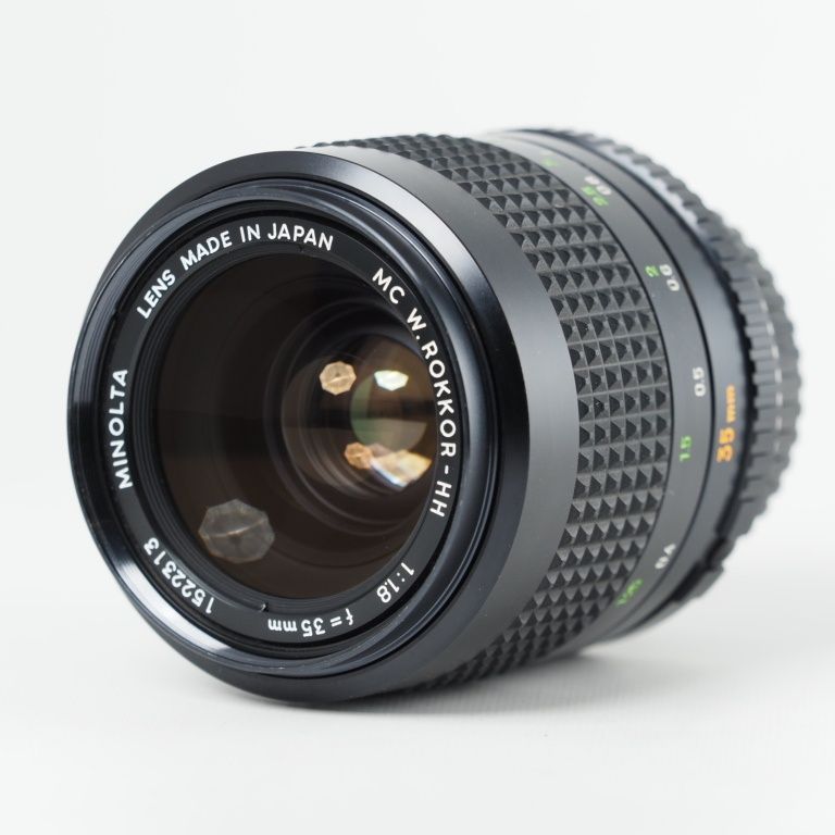 MINOLTA MC W.ROKKOR-HH 35mm f1.8 ミノルタ SR/MDマウント 【公式通販】