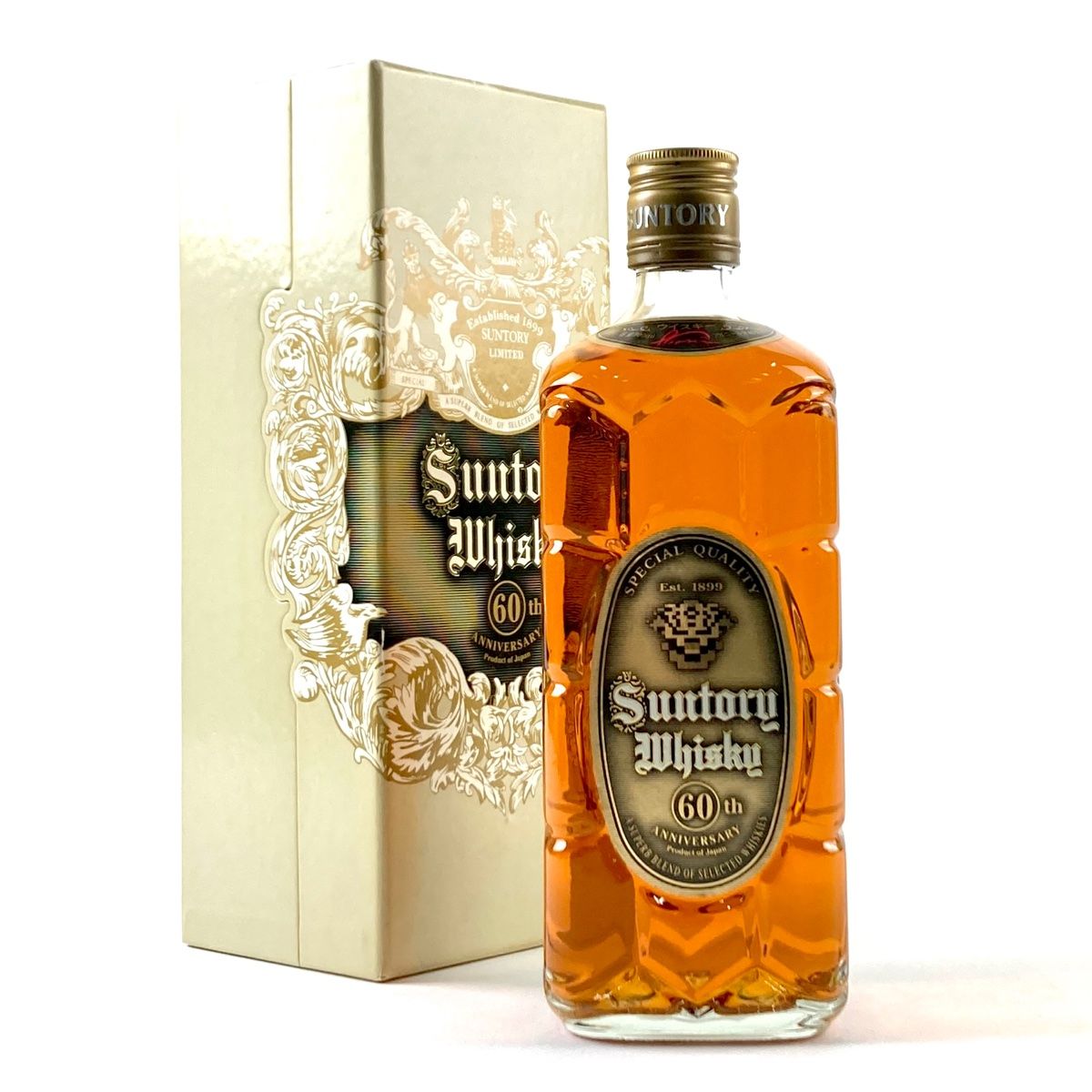 東京都内限定お届け】 サントリー SUNTORY 10年 角瓶 発売60周年記念 700ml 国産ウイスキー 【古酒】 - メルカリ