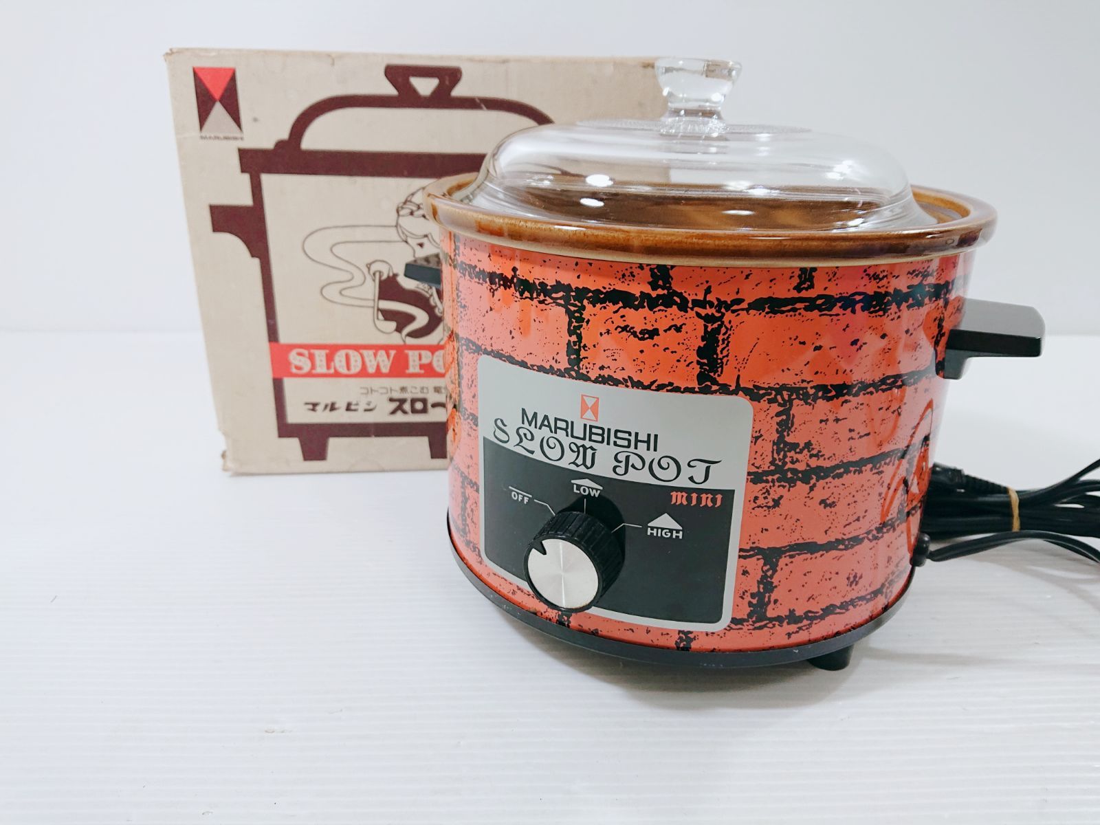 マルビシ スローポットミニ マルビシ ELECTRIC COOKER 