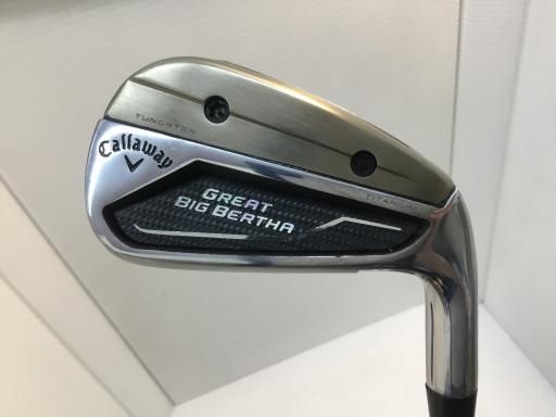 【レンタル可】キャロウェイ　ビッグバーサ　シャフトフレックスＳ　アイアン７本セットです。 レンタル可】キャロウェイ ビッグバーサ シャフトフレックスS