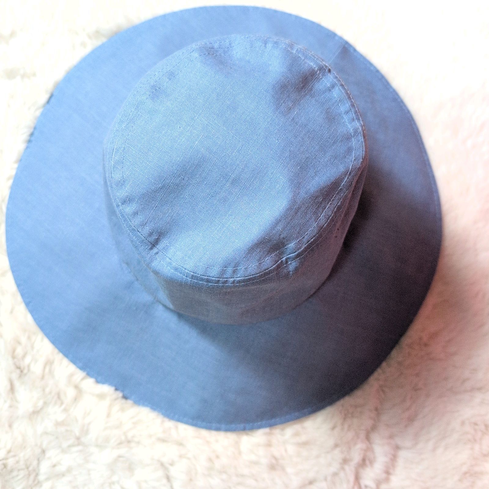 HERMES エルメス セリエボタン ハット 麻|リネン サイズ58cm