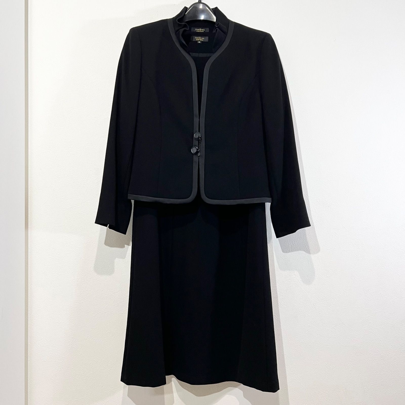 z949 PARISIMA YUKI TORII ユキトリイ 五分袖 ワンピース アンサンブル セット 喪服 礼服 レディース サイズ13 - メルカリ