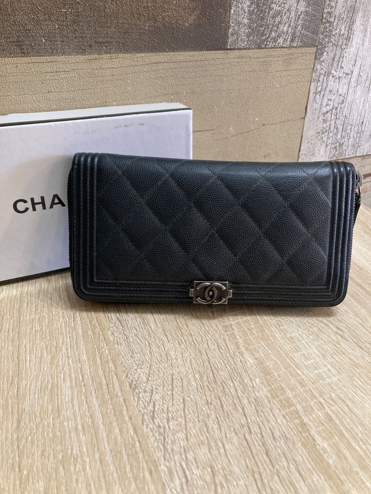 シャネル キャビアスキン ボーイシャネル ジッピーウォレット 長財布 楽天市場】シャネル CHANEL 長財布 フラップウォレット ボーイ