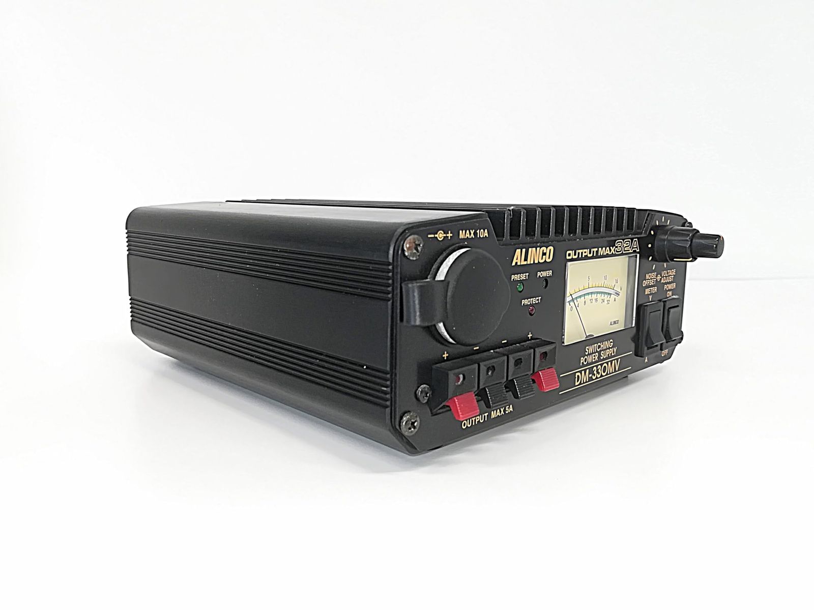DM-330MV ALINCO 直流安定化電源 32A 動作・現状 AC100V→DC13.8V 