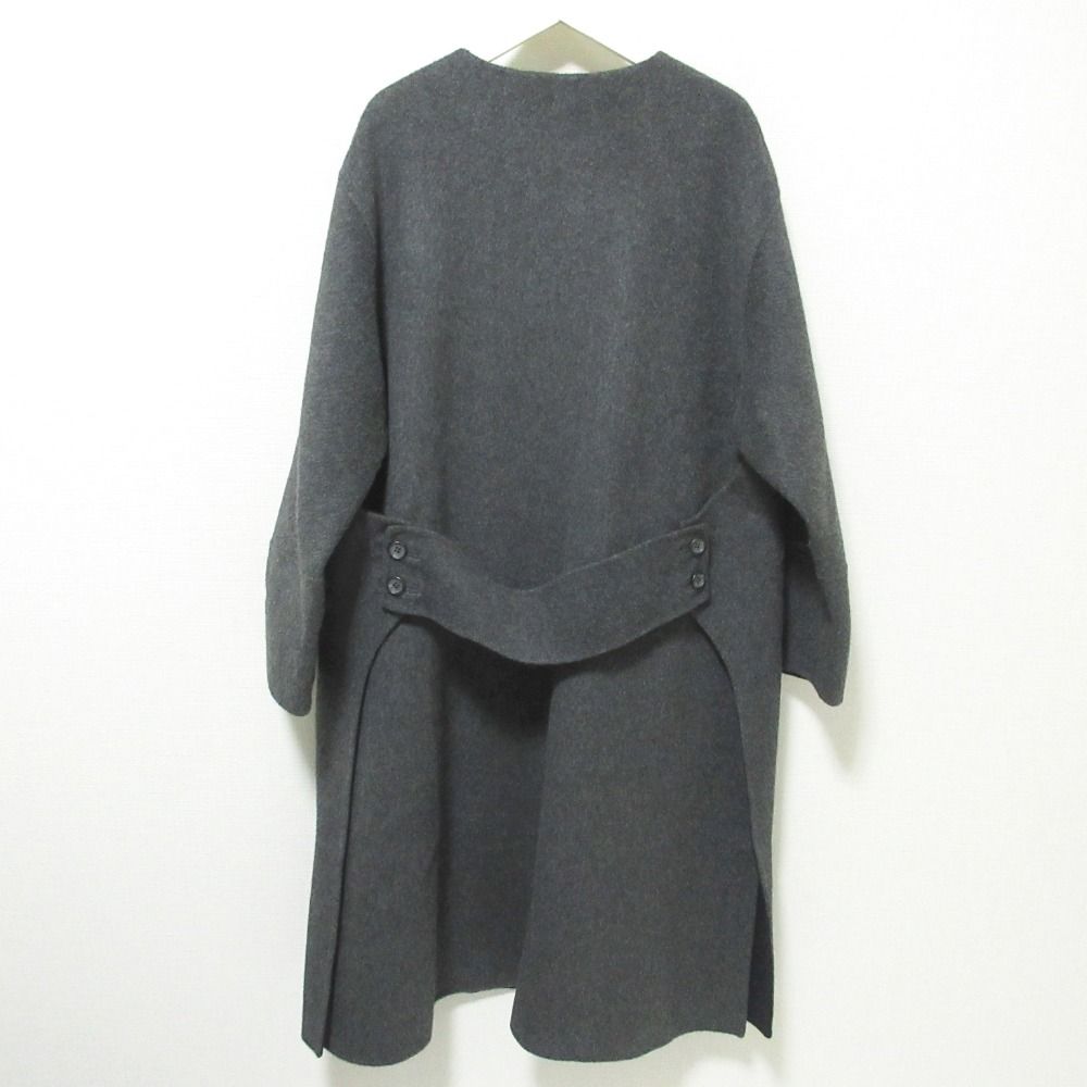 美品 ADORE アドーア カシミヤブレンド リバーシブル リバーコート