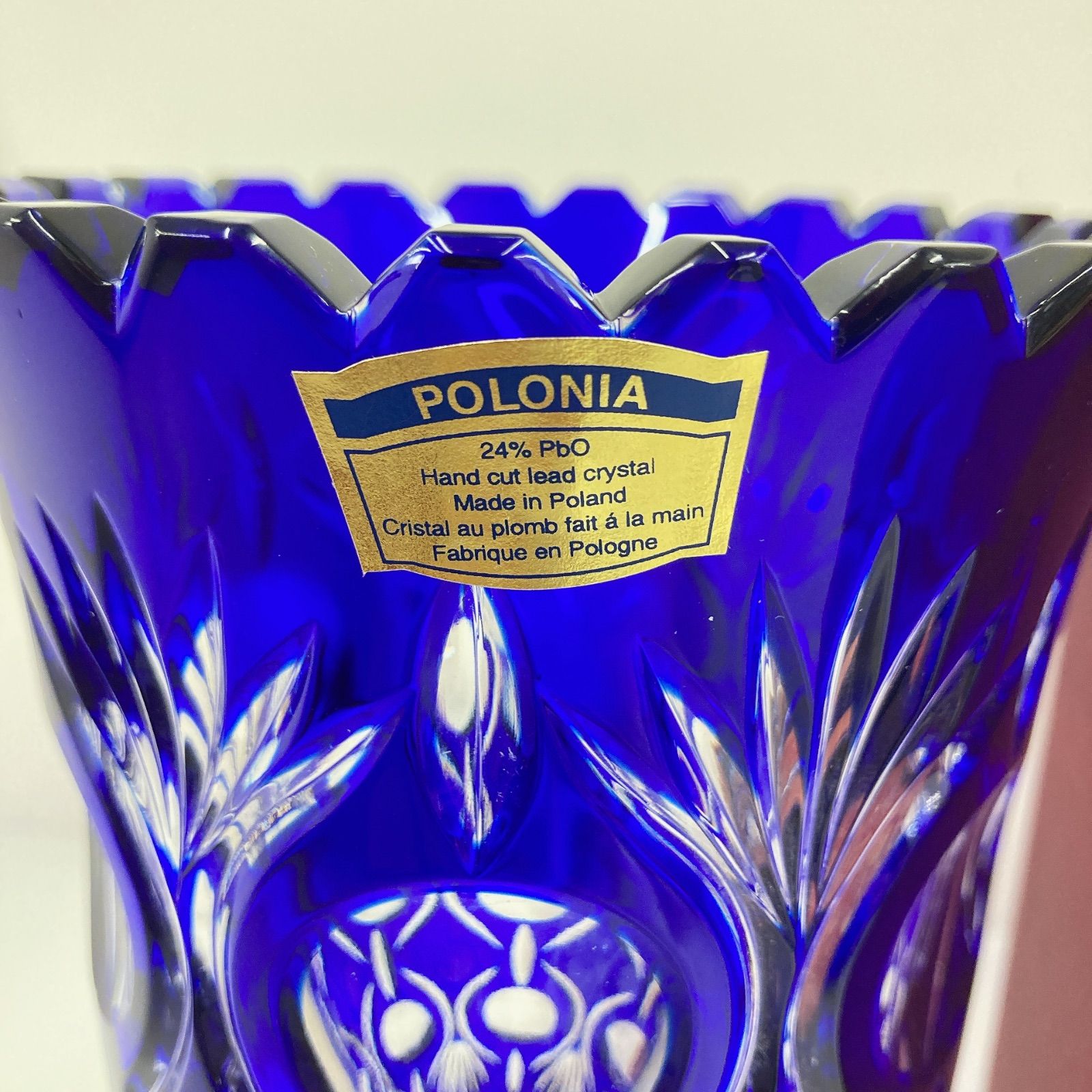 POLONIA ポロニア クリスタルガラス 花瓶 フラワーベース【ホビー】【2 