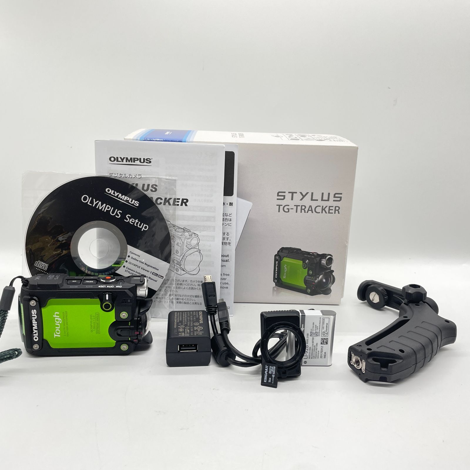 ♥品 動作 済み 備品元 き OLYMPUS STYLUS TG-TRACKER 防水 デジタル アクションカメラ メーカー オリンパス