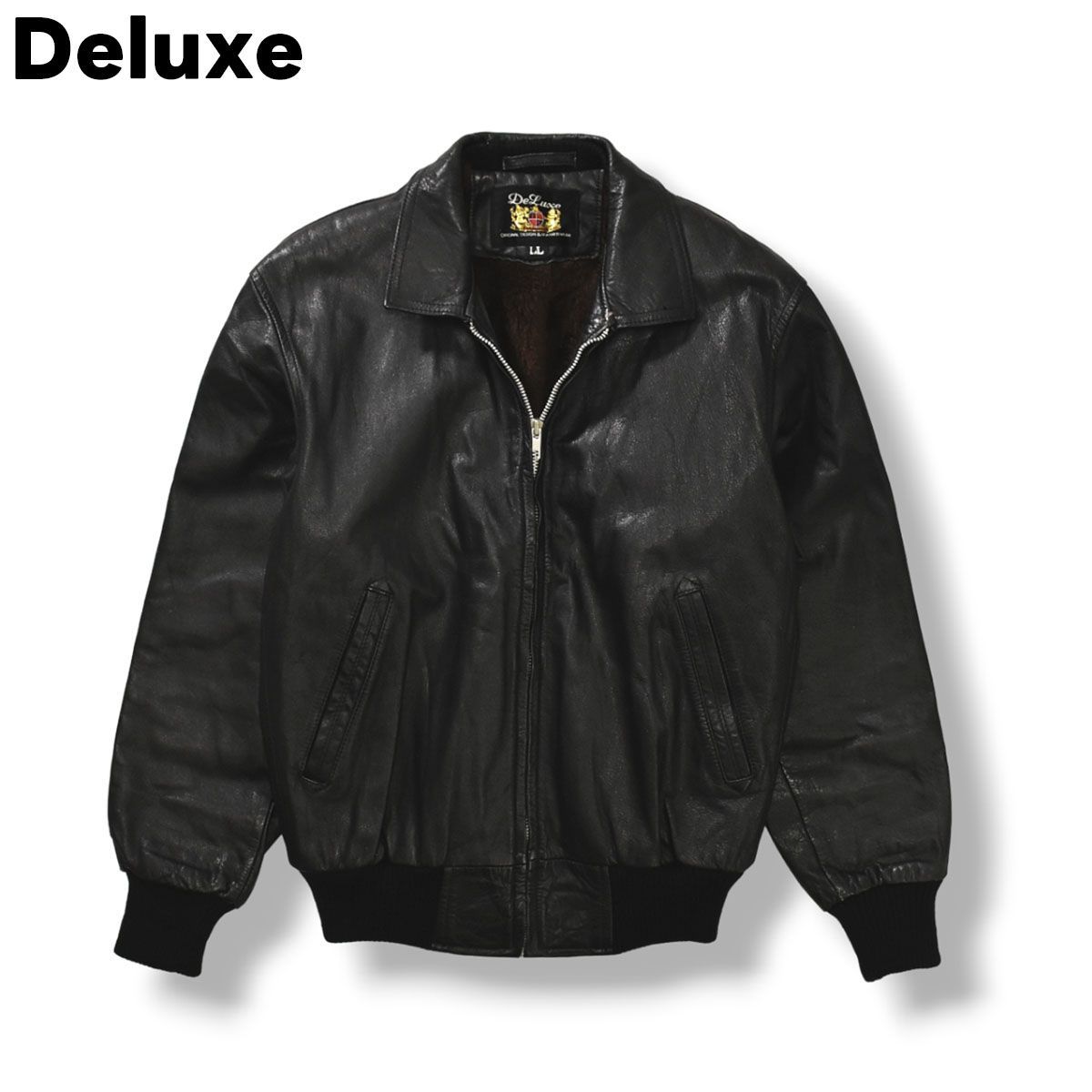DELUXECLOTHING ブルゾン deluxeclothing レザー（メンズファッション 
