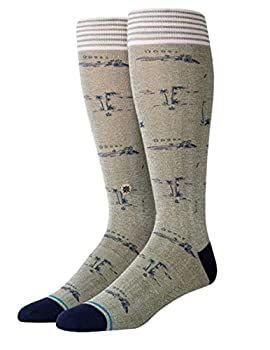 Stance メンズ クルーソックス Isle Tropics US サイズ: Medium カラー: グリーン