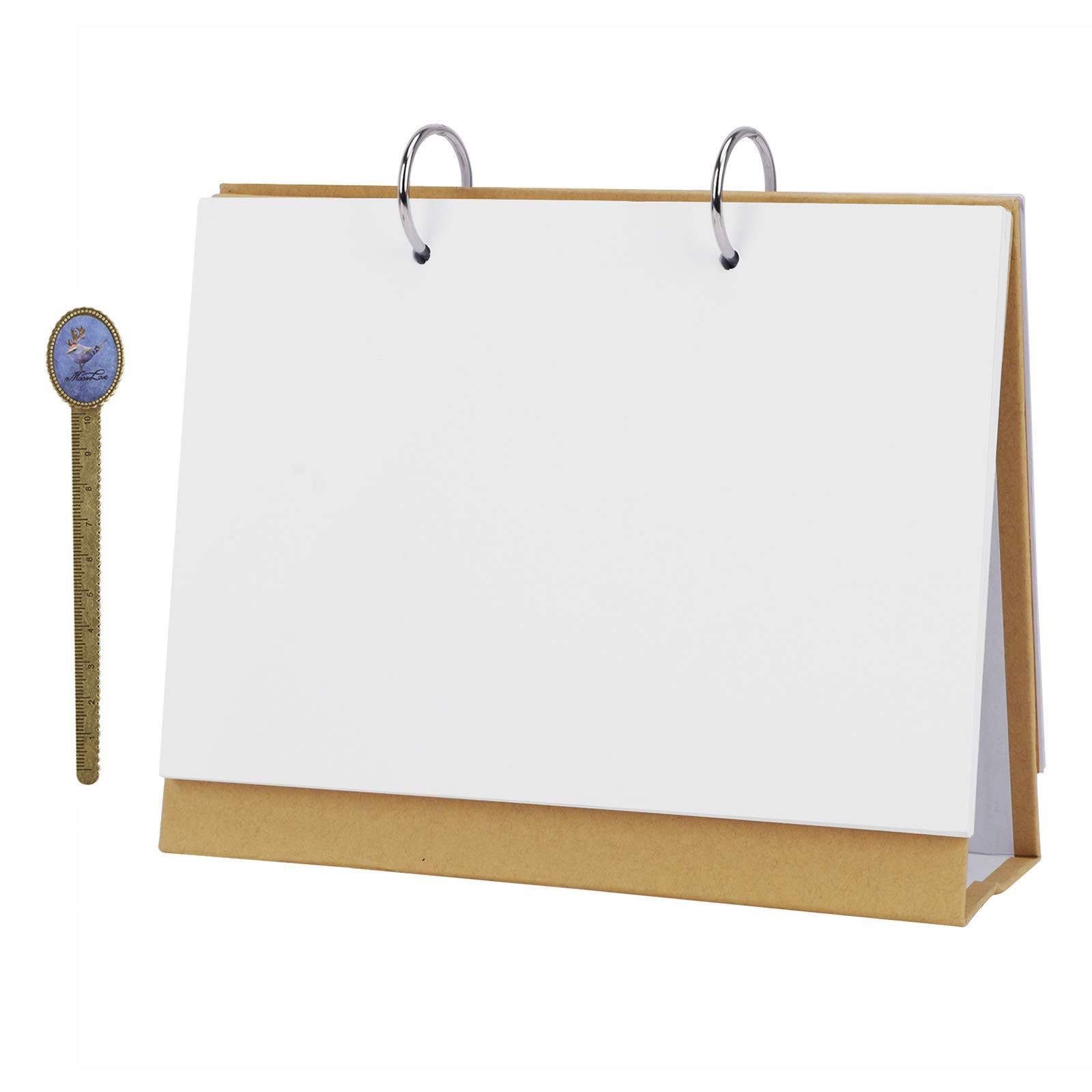 【数量限定】ブランクダイアリー DIYフォトアルバム 自宅 オフィス 予定帳 スケッチブック 風景 落書き 絵画 ルーズリーフ 空紙 プレゼント クラフト紙 しおり付き 卓上カレンダー自分で作