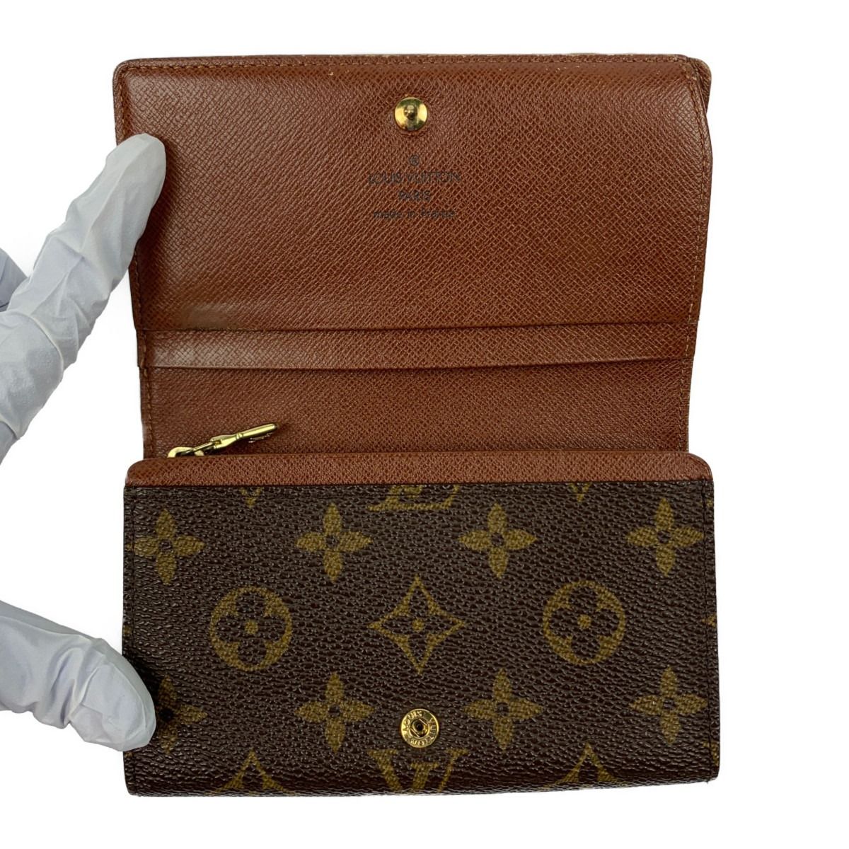 No130. ルイヴィトン ポルトモネ ビエ トレゾール 財布 Louis Vuitton ルイヴィトン モノグラム ポルトモネ ビエ