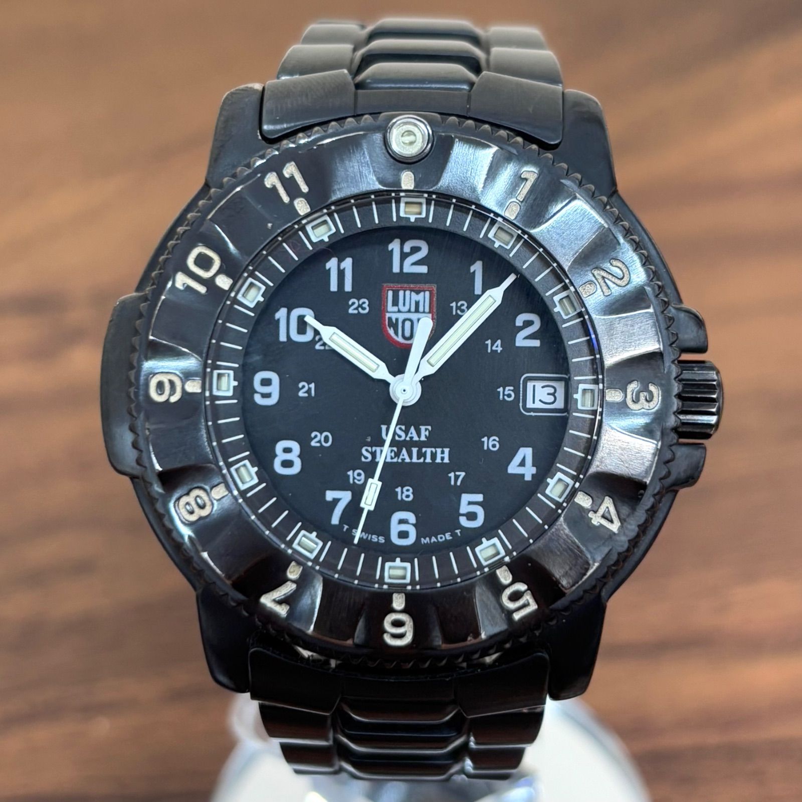 □【美品】LUMINOX ルミノックス シリーズ3400 F-117 ナイト