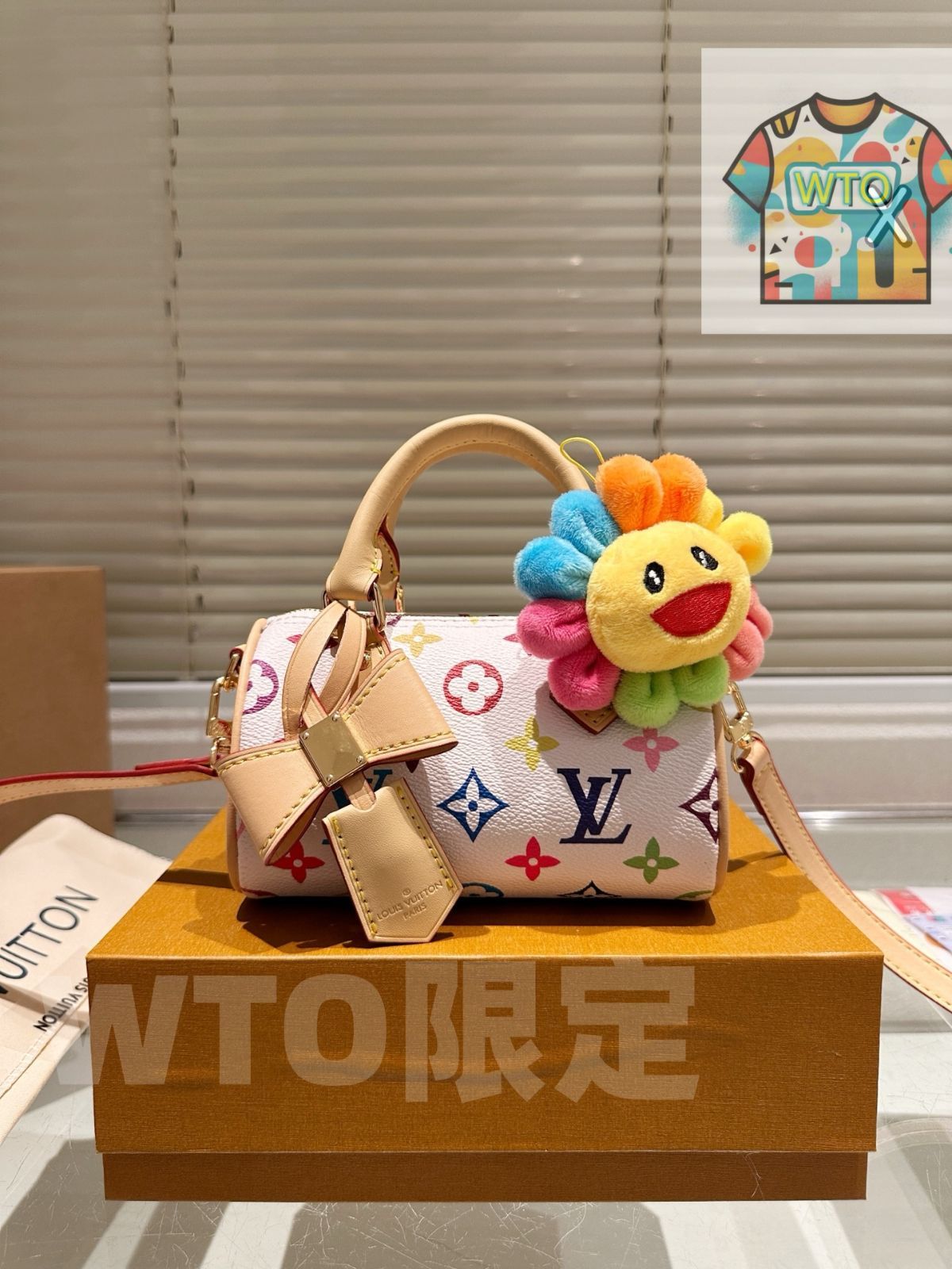 【PSA10】白色 Cherry 031 ルイヴィトン 非売品 LVx村上隆 今日特価】LV x Takashi Murakami White Multicolor Nano Speedy