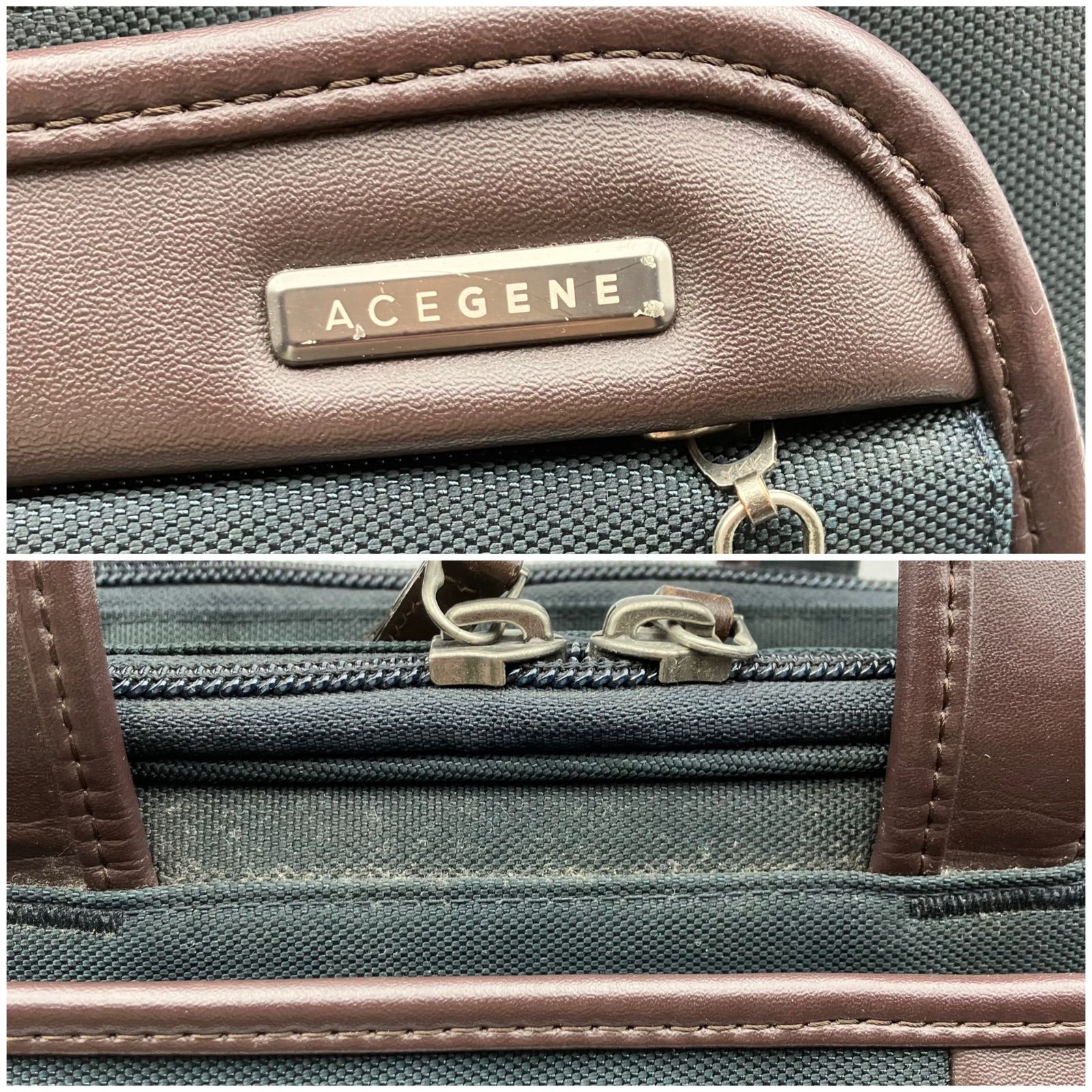 ACEGENE ace.GENE エースジーン エキスパンタブル ビジネスバッグ ブリーフケース 2way ショルダーバッグ ブラック ブラウン 黒 BAG 鞄 カバン 通勤 メンズ SG131-4