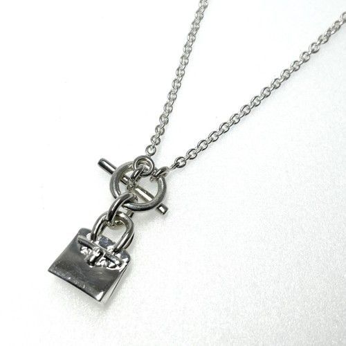 未使用 エルメスHERMES バーキン アミュレット ネックレス SV925 HERMES - 未使用 エルメス HERMES レディース バーキン