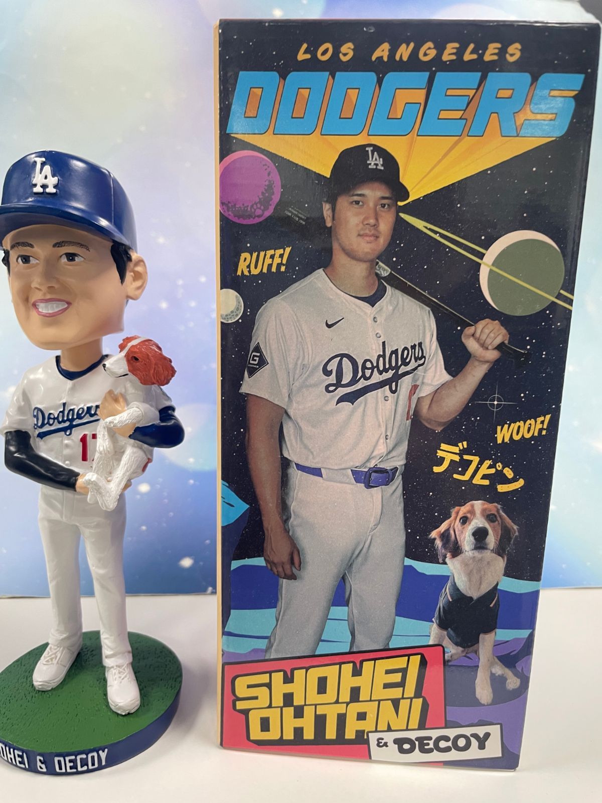 送料無料 いくらから 超良個体！ ノーマル ボブルヘッド 大谷翔平＆デコピン 記念グッズ