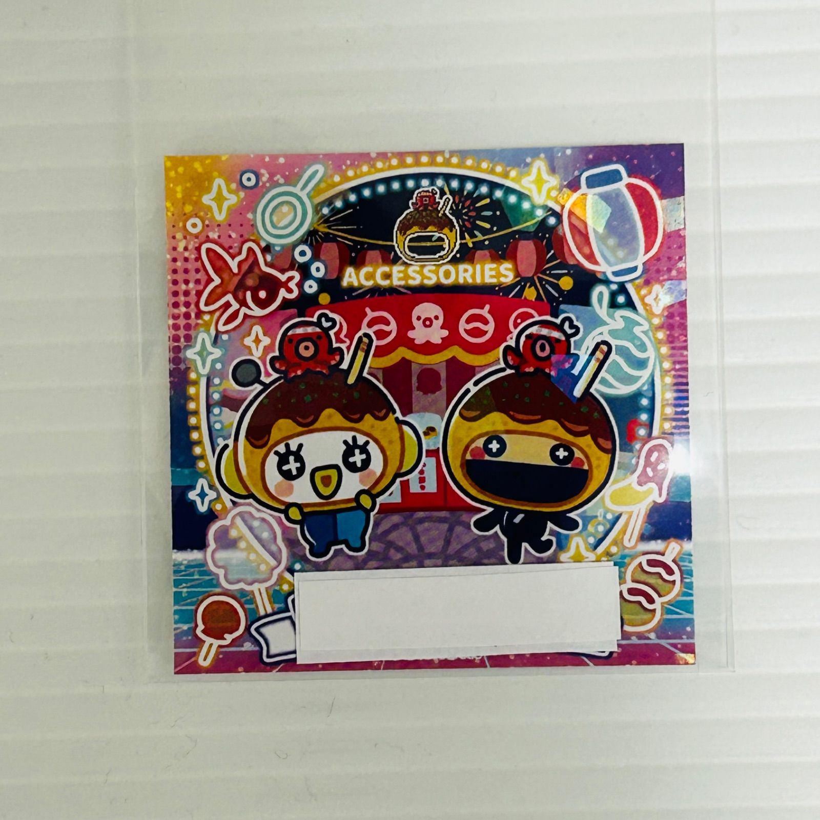 たこやきぼうし　たまステッカー　Tamagotchi Uni たまステッカー たこやきぼうし エディオン限定 Tamagotchi Uni