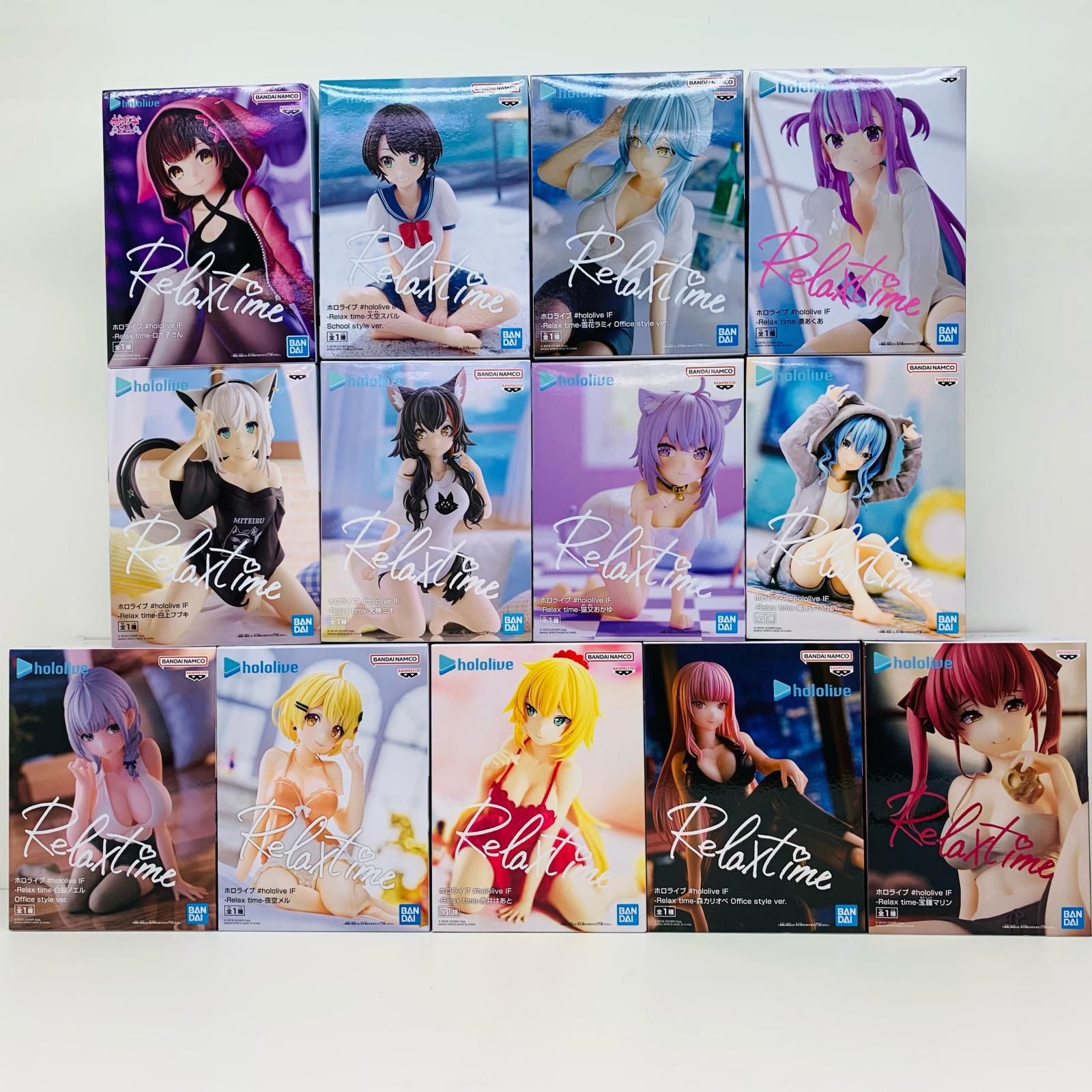 【飾磨店】 中古 フィギュア 13体セット ホロライブ Relax time 【718】