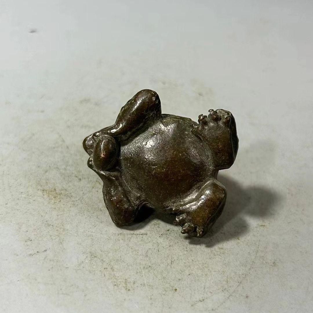 銅細工 金蟾 文鎮 書道具 文房具 装飾品 工芸品 美術品 置物 銅細工 金蟾 文鎮 書道具 文房具 装飾品 工芸品 美術品 置物