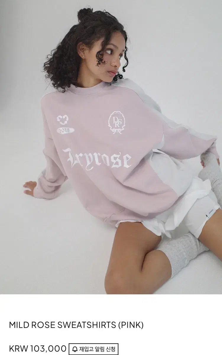 DRYROSE ミドル ロード スウェットシャツ スウェット