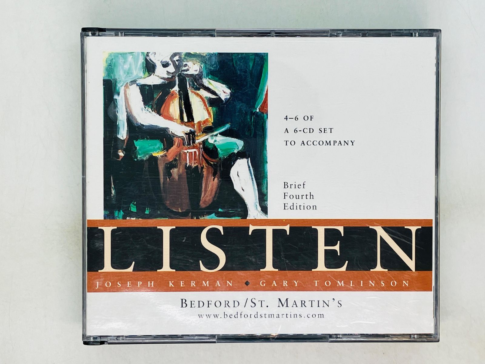 2CD LISTEN Brief Fourth Edition / JOSEPH KERMAN / GARY TOMLINSON / BEDFORD  ST. MARTIN'S Z47