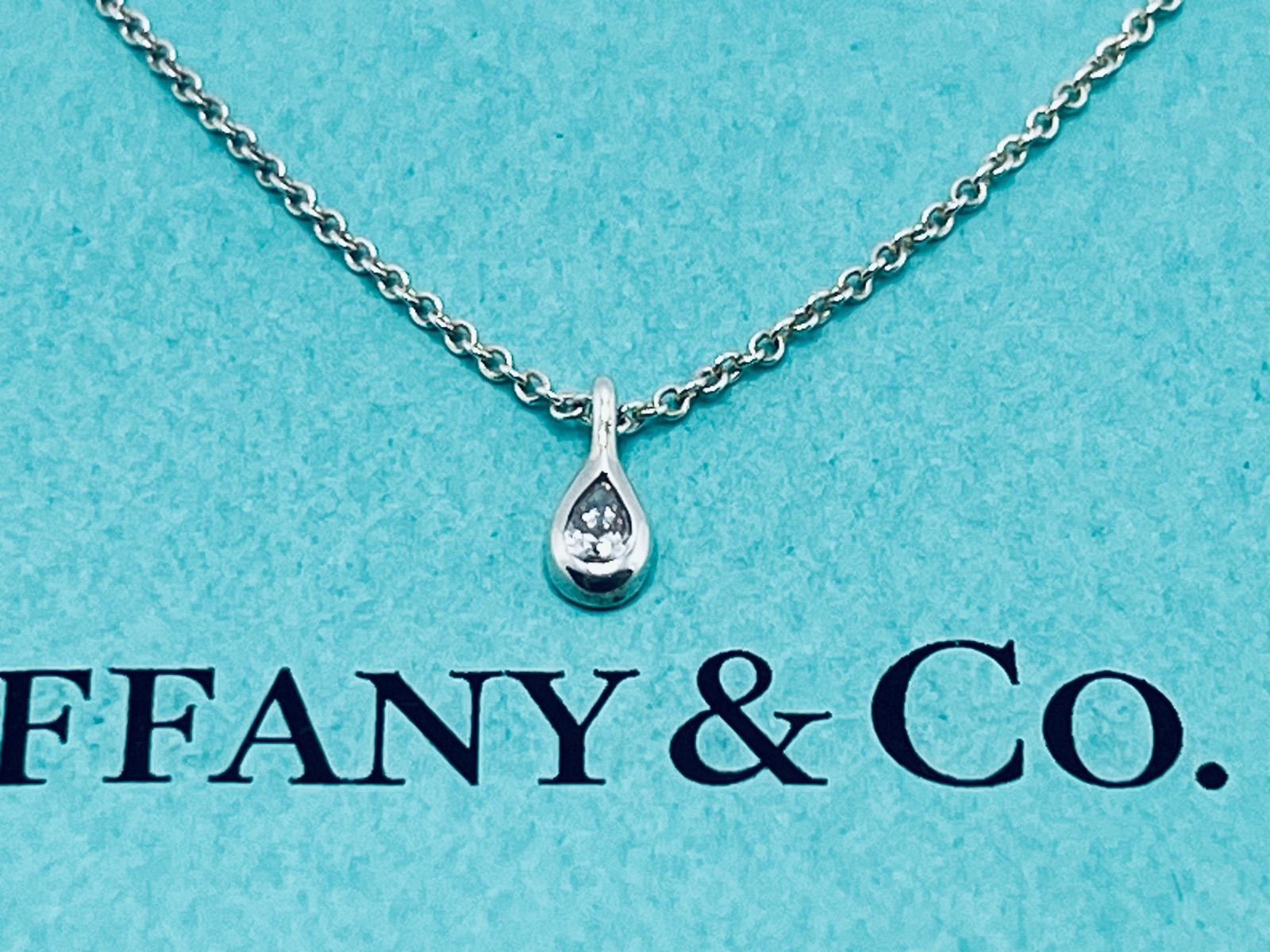 a108 希少 美品 Tiffany&Co. ティファニー バイザヤード ペア シェイプ