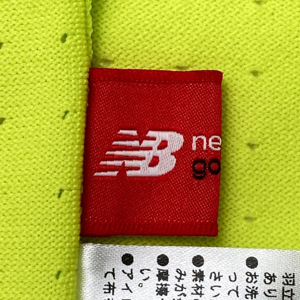 サイズ：5 NEW BALANCE GOLF ニューバランス  半袖ニット  グリーン系 [240101451303] ゴルフウェア メンズ ストスト サイズ：5 NEW BALANCE GOLF ニューバランス 半袖ニット
