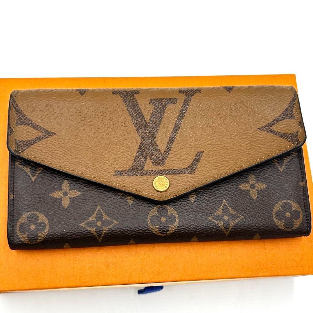 モノグラムジャイアントリバース長財布 ポルトフォイユサラ