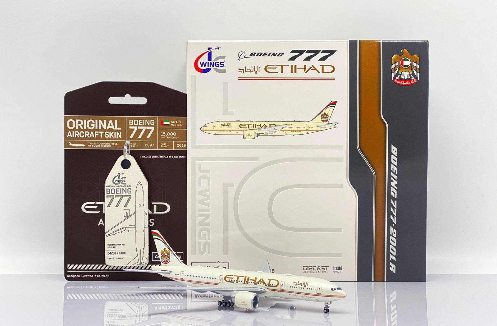 Jcwings エティハド航空 777-200LR A6-LRE 1/400 JC Wings Etihad Airways Boeing 777-200LR A6-LRE XX40111