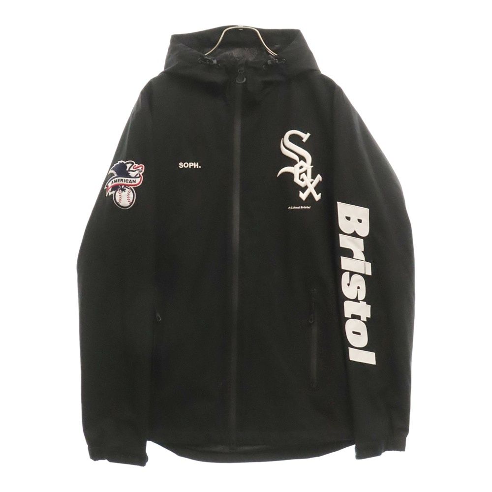 F.C.R.B./F.C.Real Bristol/FCRB (エフシーアールビー/エフシーレアルブリストル) 21AW MLB TOUR WARM UP JACKET ツアー ウォームアップジップアップジャケット ブラック FCRB-212000