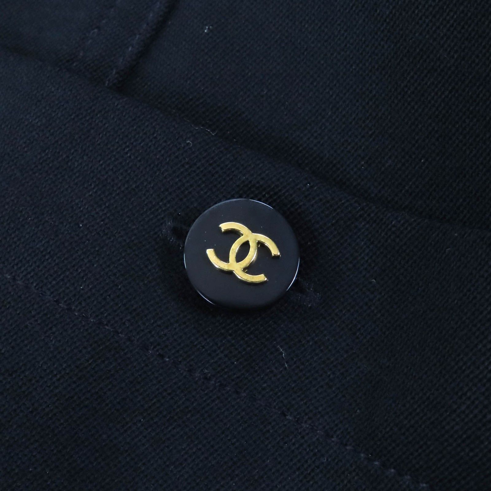 【極美品】CHANEL シャネル　ココマーク　金ボタン　ヴィンテージニット 美品△CHANEL シャネル ヴィンテージ ココマーク ココボタン 金