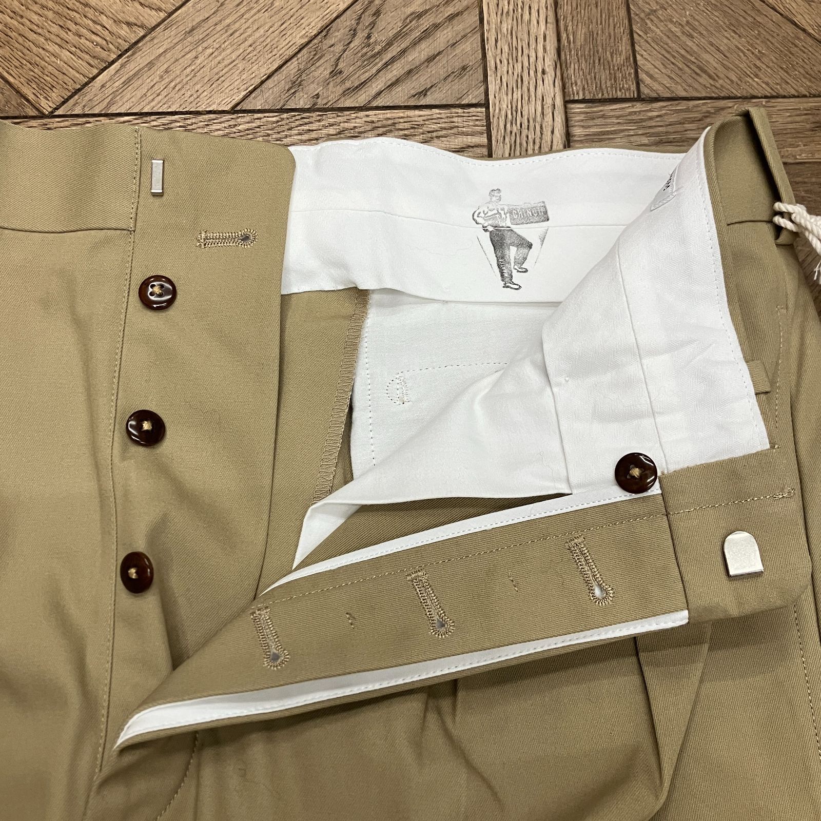 Maatee&sons チノパン MAATEE&SONS(マーティーアンドサンズ) チノ2 ツータック