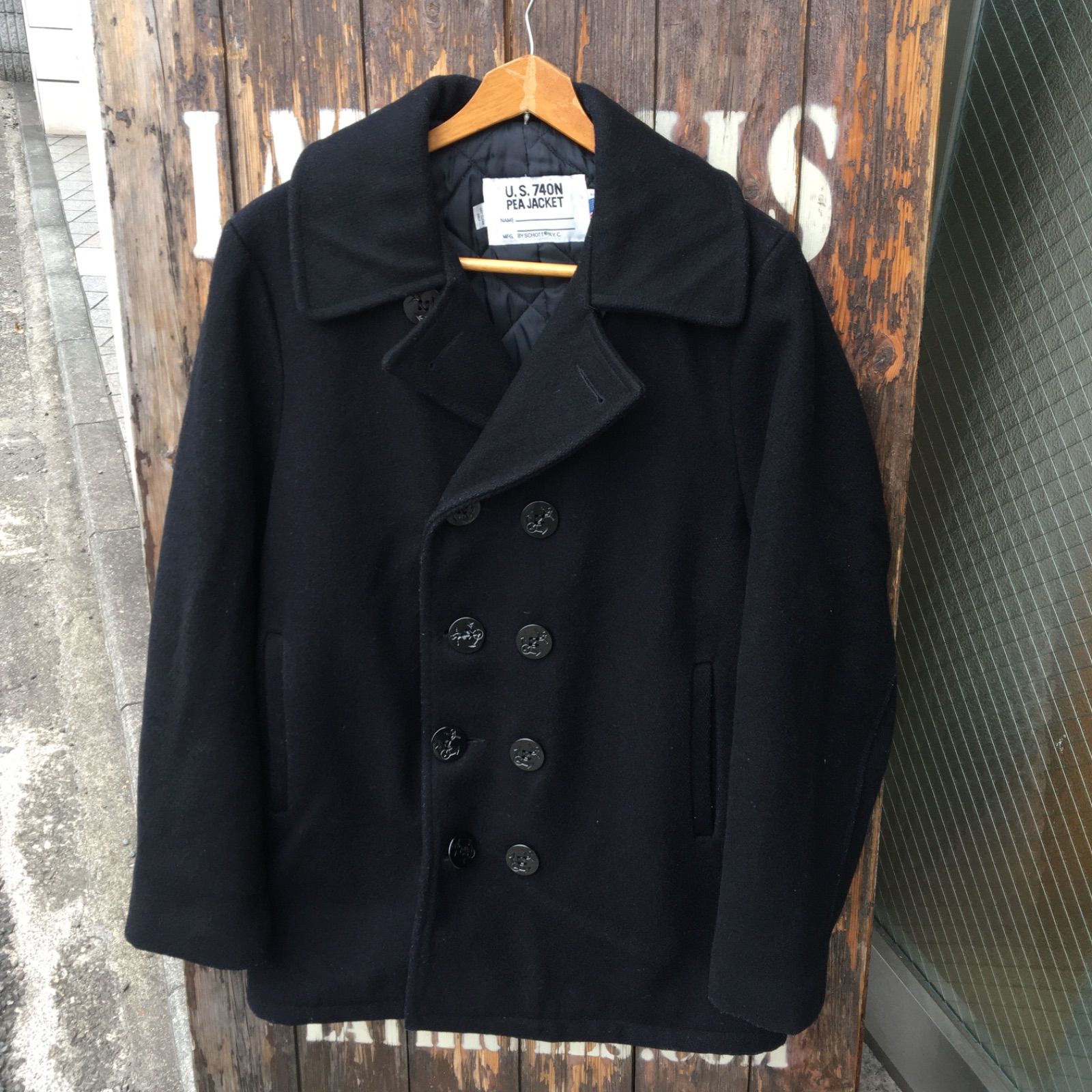 90s USA製【Schott】オールド ショット ピーコート Pコート◇Size:US 