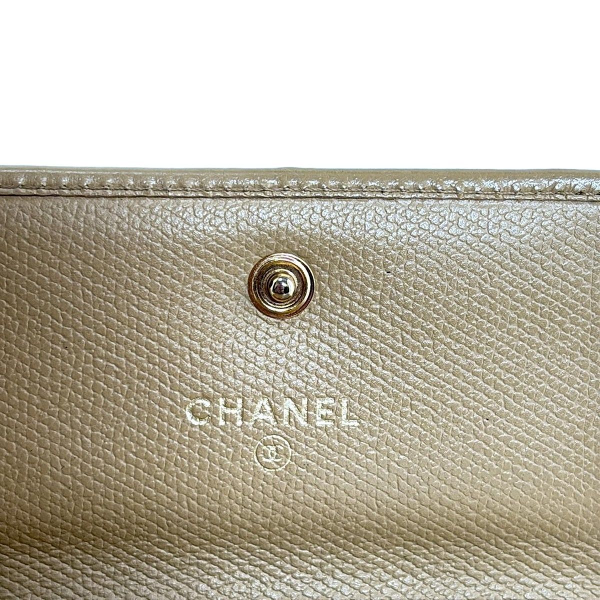 CHANEL ベージュ レザー 小物入れ　14500円→11000円 CHANEL ベージュ レザー 小物入れ14500円→13000円