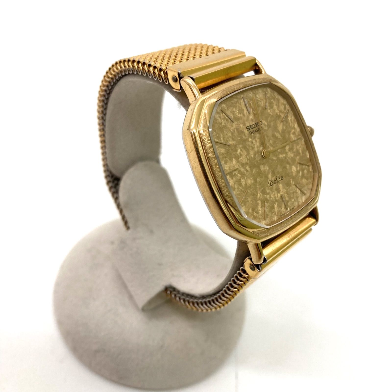 SEIKO】セイコー ドルチェ クオーツ 腕時計 ゴールドカラー 6020