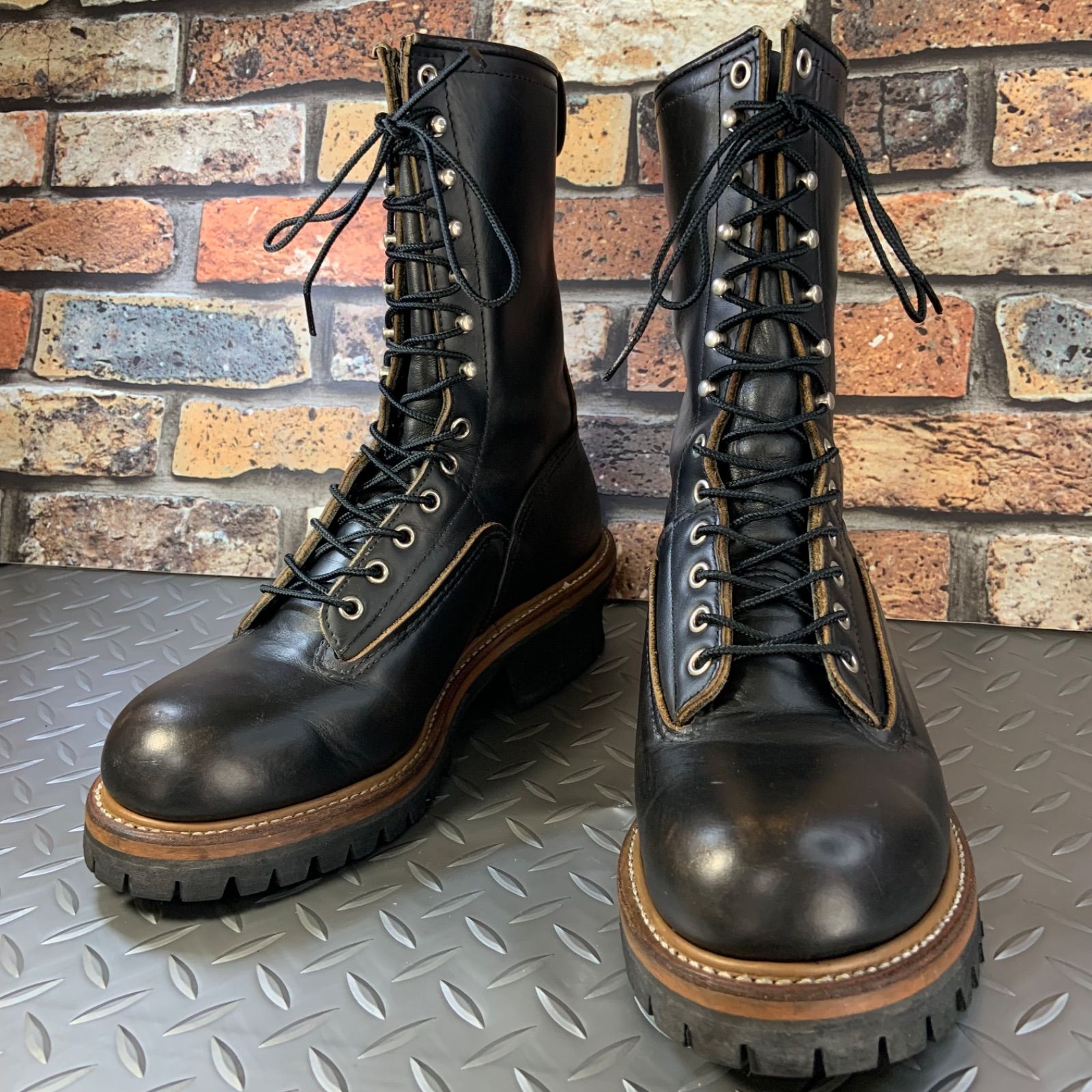 ☆専用 REDWING 2210 PT91 VINTAGE ロガーブーツ 茶芯 US7D (24F21) レッドウイング アメリカ製 - メルカリ