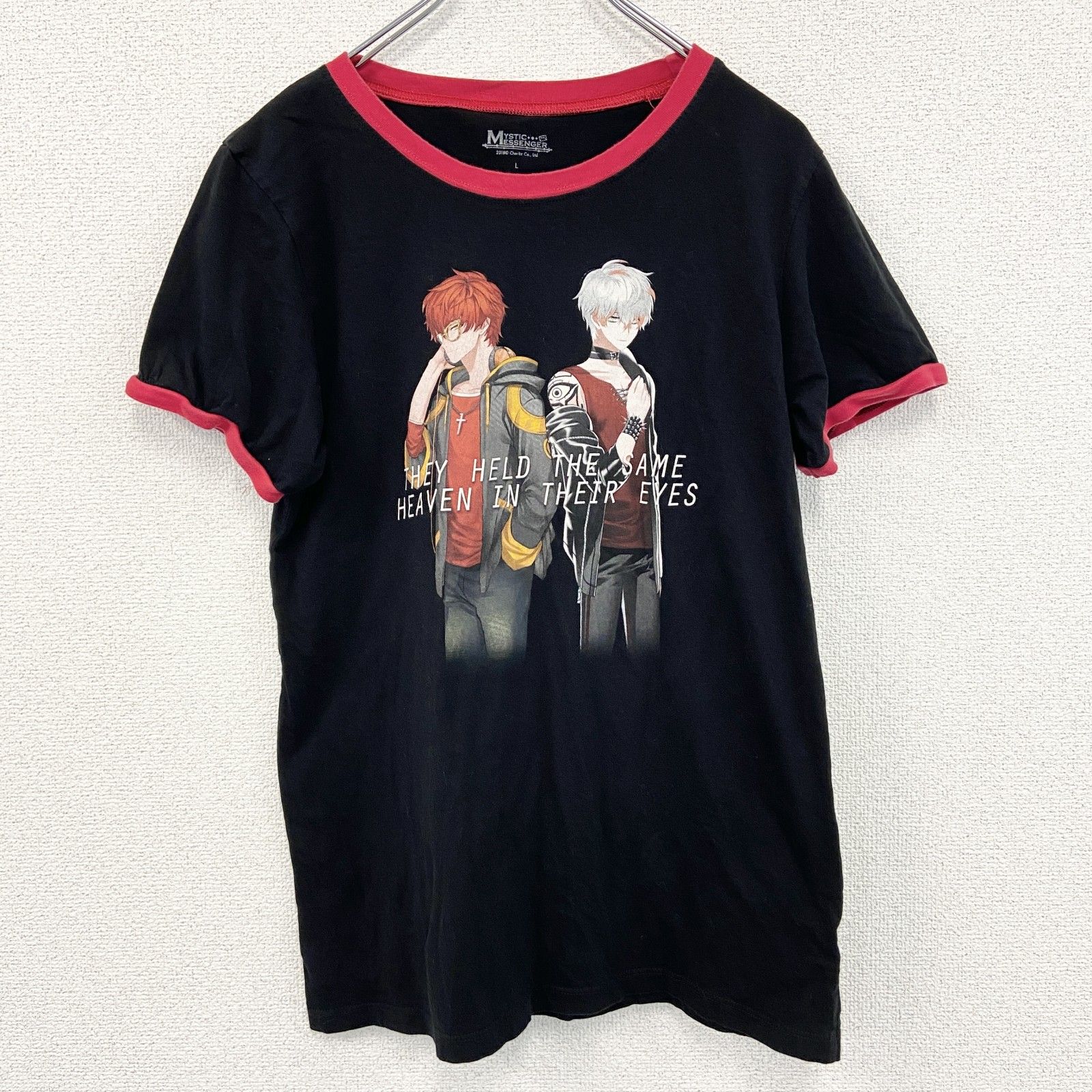 韓国限定　パクボゴム　Tシャツ ファンミ　リンガー　　ペンミ　H744 古着 used リンガーTシャツ ミスティックメッセンジャー 韓国