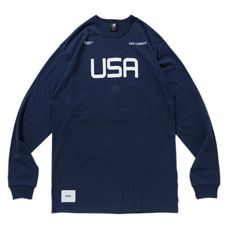 Wtaps × NEW BALANCE ACADEMY LS tee ロンt M Wtaps × NEW BALANCE ACADEMY LS tee ロンt M