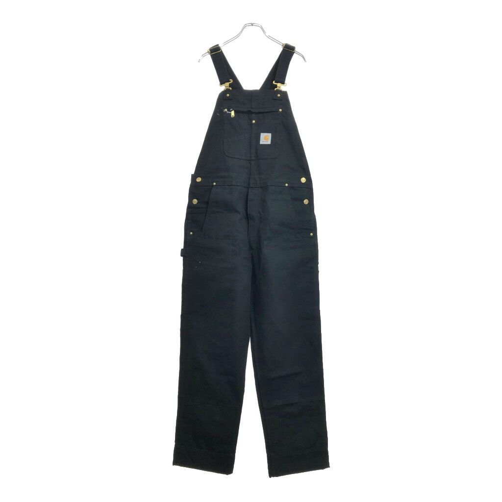 Carhartt カーハート ダック ダブルニー ビブオーバーオール ブラック