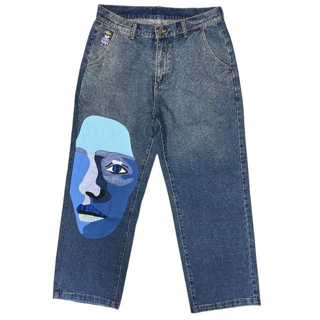Amazon.com: KidSuper, Men's Performers Printed Cotton Denim