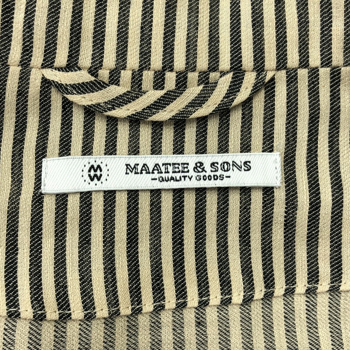 美品】 MAATEE&SONS / マーティー&サンズ | 2024SS | SHIRTS
