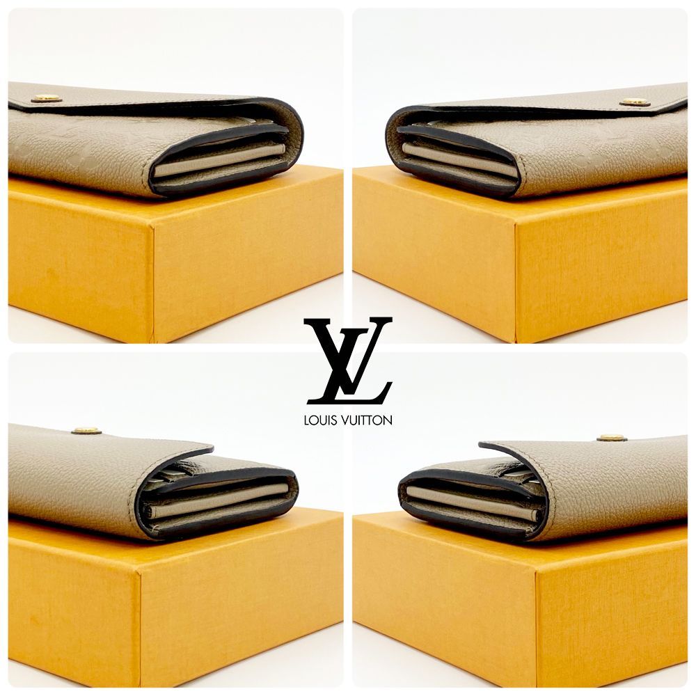 【新品級】ルイヴィトン アンプラント サラ トゥルトレール 長財布 ベージュ 極上美品】ルイヴィトン LOUIS VUITTON モノグラム アンプラント