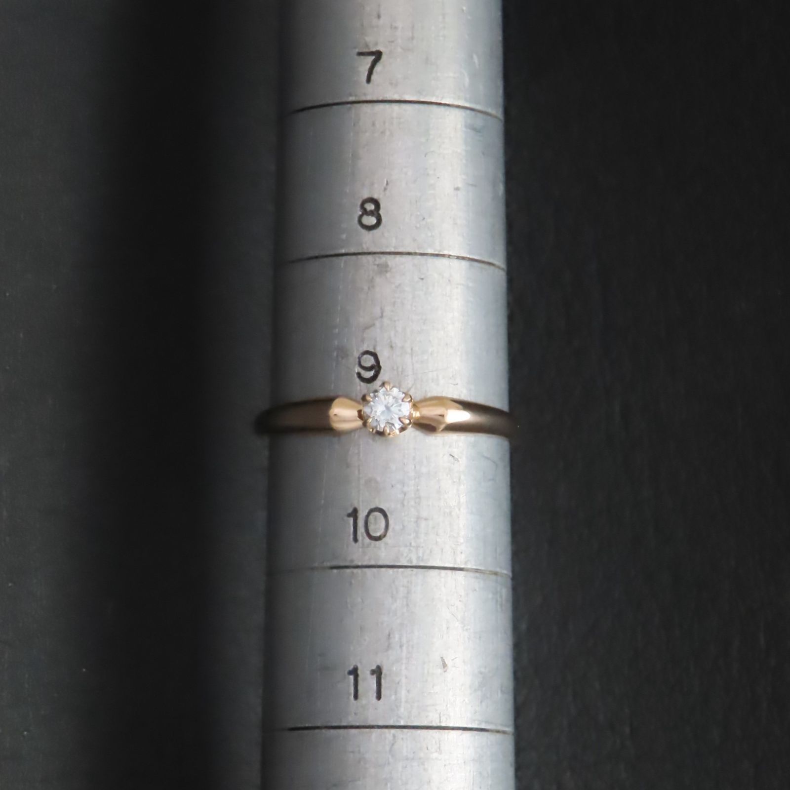 美品 ヨンドシー 4℃ リング 指輪 K18    レディース 9号