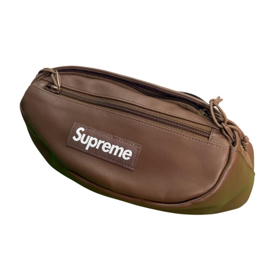 サイズ F シュプリーム Supreme 24AW Leather Waist Bag レザーウェストバッグ week11 8065000216549
