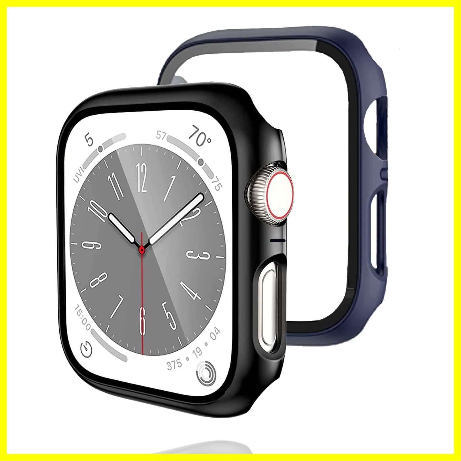 100%正規品 Apple Watch カバー アップルウォッチ8 7ケース 41mm ブラック