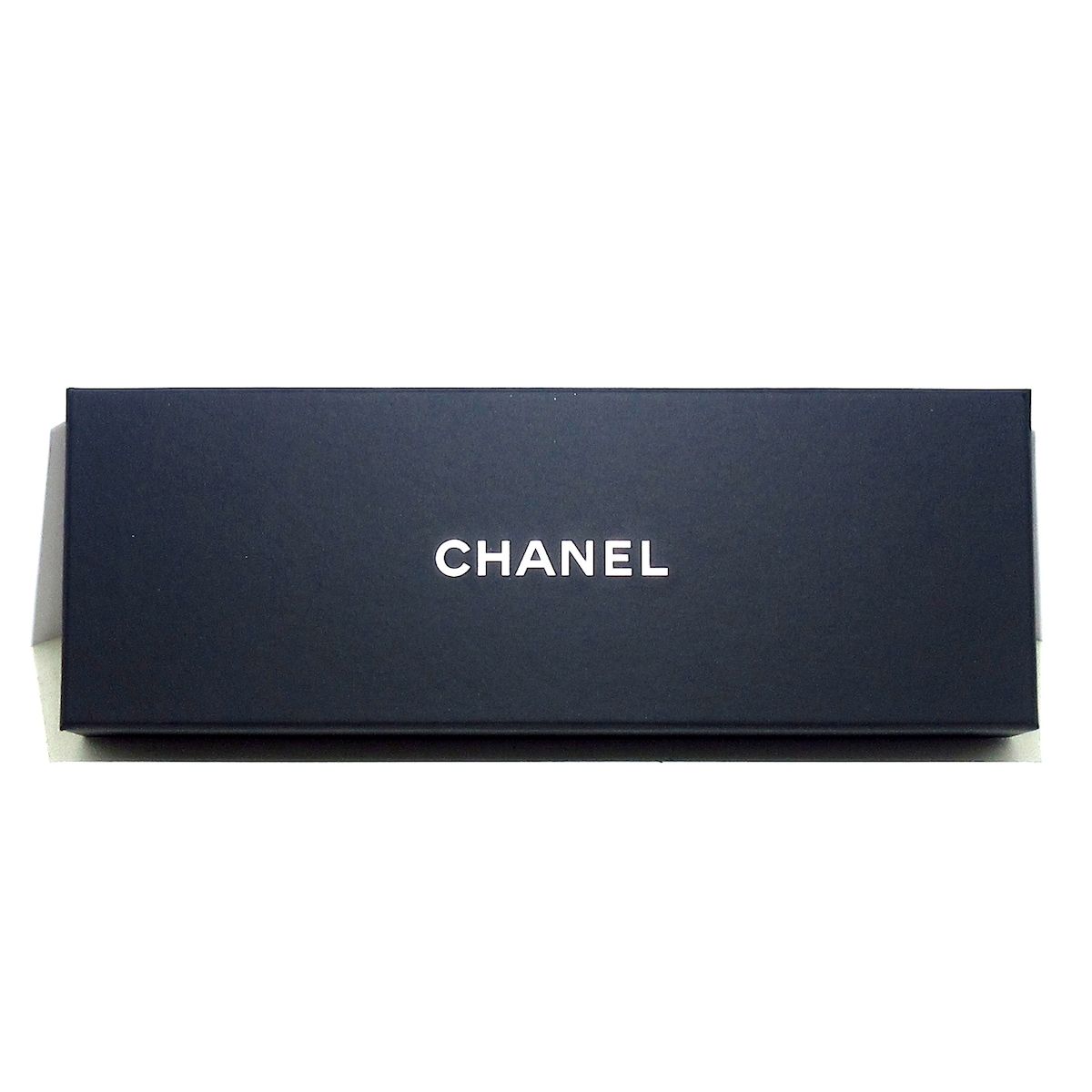 CHANEL シャネル バレッタ ココマーク シルク 黒×アイボリー×シルバー シルバー金具 リボン DECORATOM_COM_BR