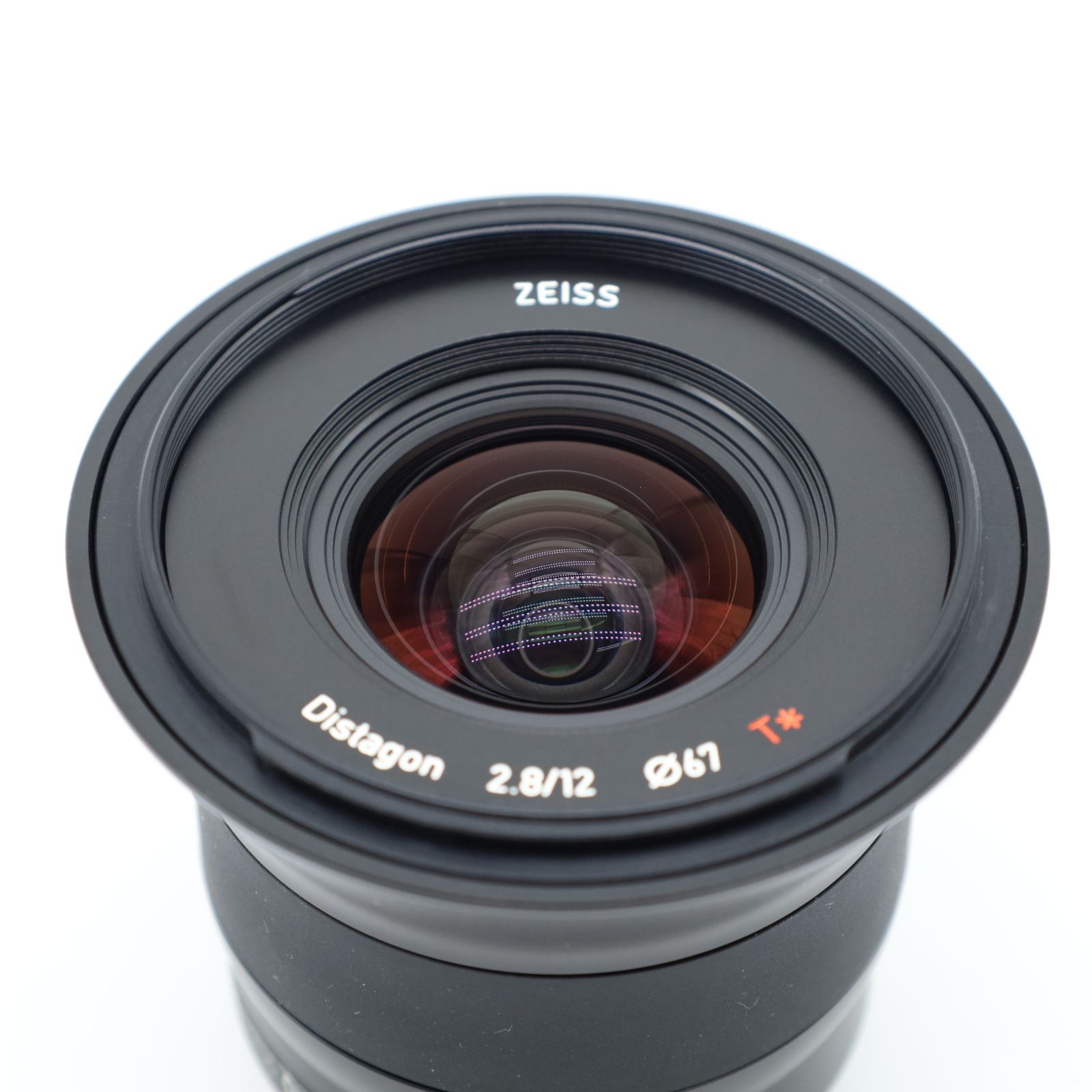 ZEISS Touit 2.8/12 Xマウントレンズ フィルター付き ZEISS Touit 2.8