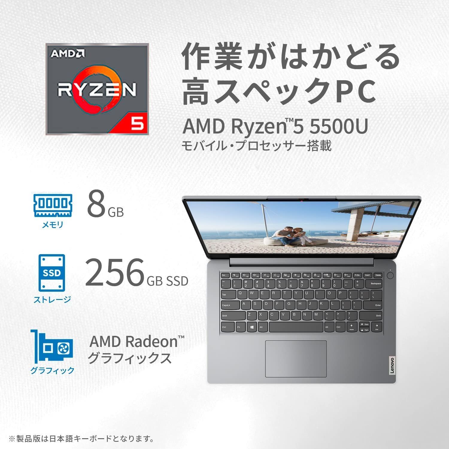 新品】Lenovo ノートパソコン Ryzen5＆Office2021搭載-