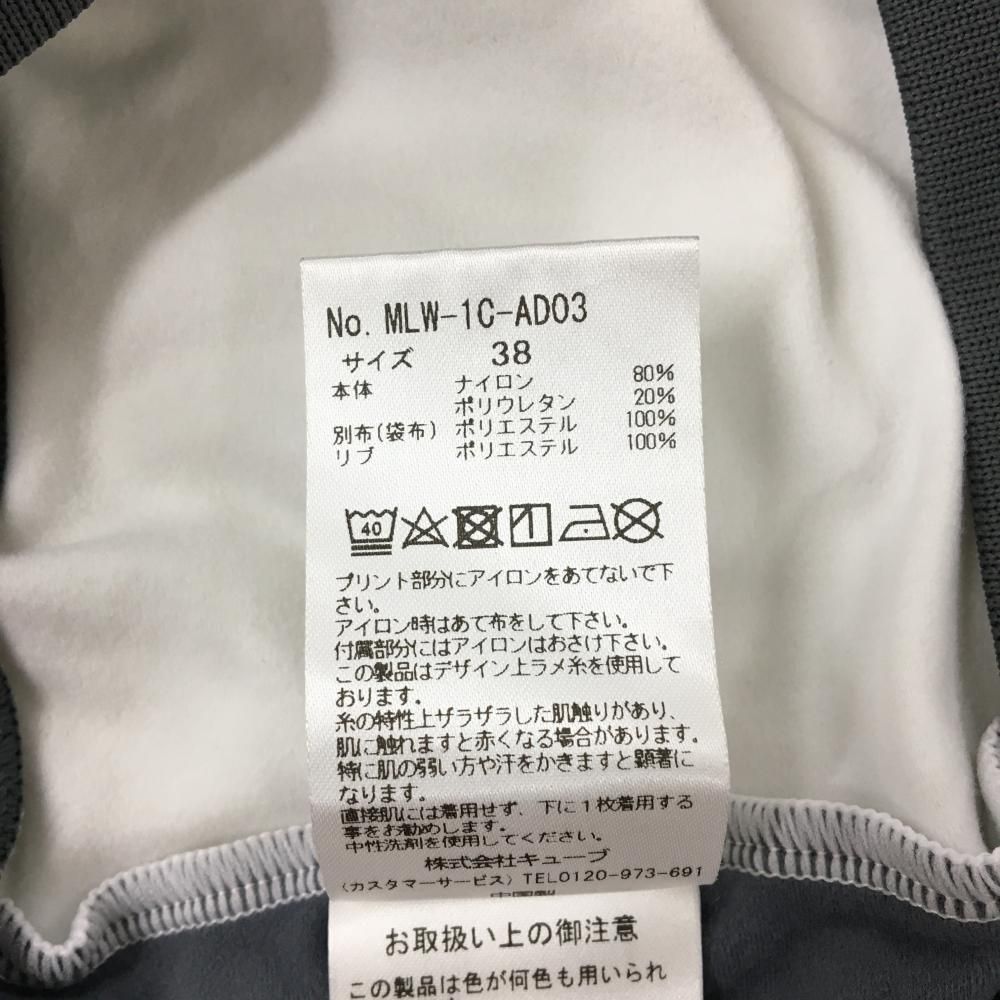 マークアンドロナ ジャケットブルゾン 白×黒 ジップロゴ スカル レディース 38 M ゴルフウェア MARK＆LONA LLC-HASEGAWATOSO_COM