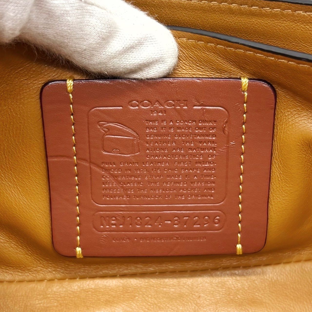 ✨美品✨ COACH コーチ ショルダーバッグ ブラック 黒 ステッチ